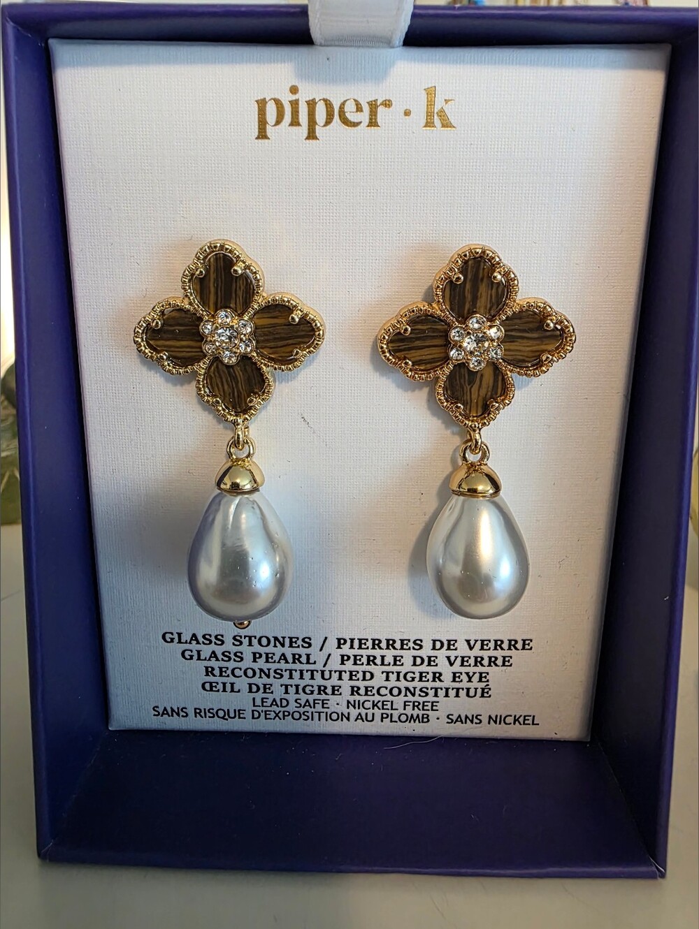 Piper K Pearl Earrings